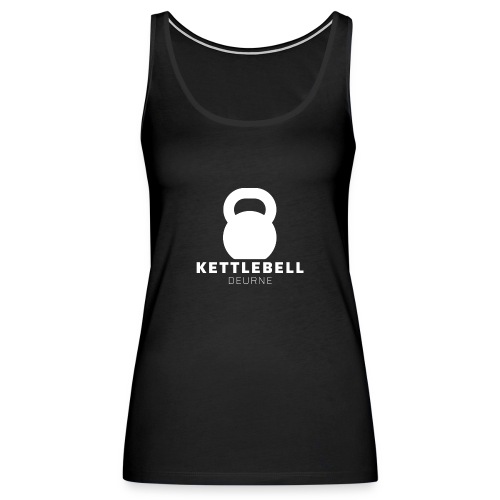 Kettlebell Deurne Wit Logo - Vrouwen Premium tank top