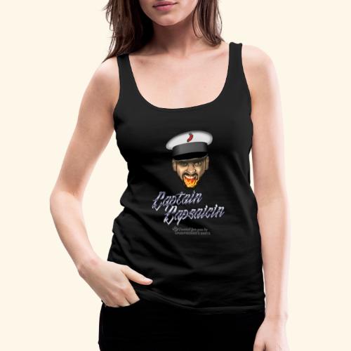 Chili Fan Design Captain Capsaicin - Frauen Premium Tank Top