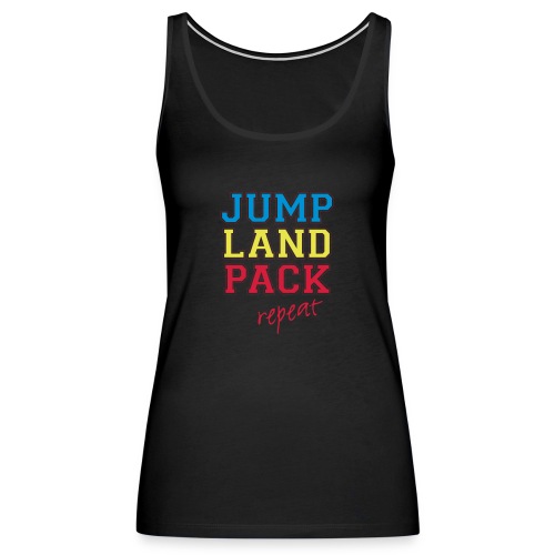 jumplandpack kleur - Vrouwen Premium tank top
