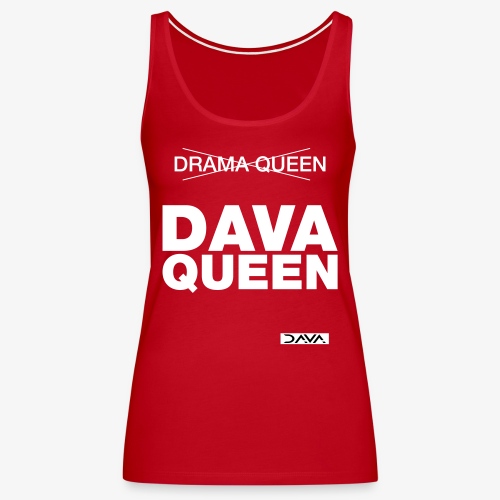 DAVA Queen - white - Women's Premium Tank Top