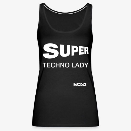 Techno Lady - white - Women's Premium Tank Top