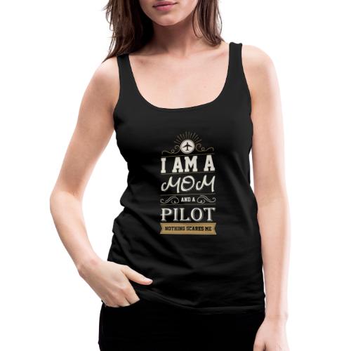 Madre y piloto - Camiseta de tirantes premium mujer