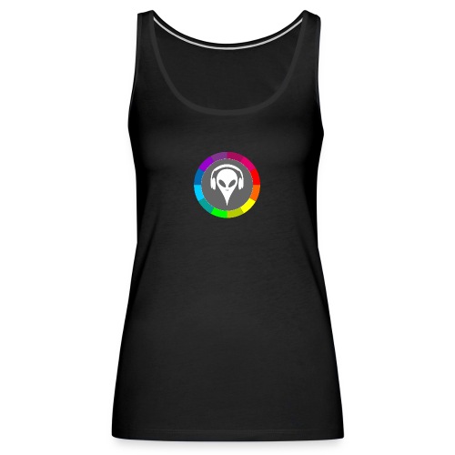 Rainbow colors alien - Women's Premium Tank Top