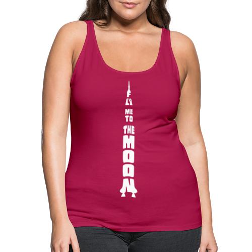 Fly me to the moon - Vrouwen Premium tank top