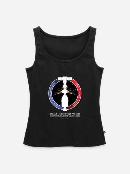 Apollo Sojus - Frauen Premium Organic Tank Top - Schwarz