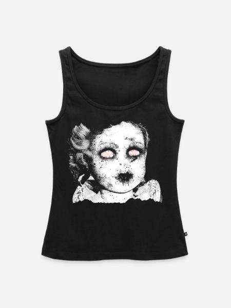 Kind Horror - Frauen Premium Organic Tank Top - Schwarz