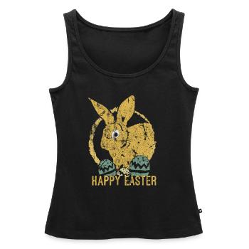 Ostern - Frauen Premium Organic Tank Top - Schwarz - Vorne - AI Model Female 172 light (172cm)