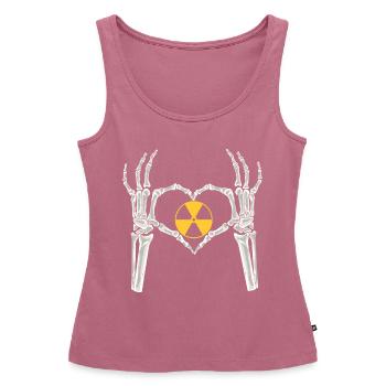 Radiologie Skelett Atom Techniker Student Geschenk - Frauen Premium Organic Tank Top - Mauve - Vorne - AI Model Female 172 light (172cm)