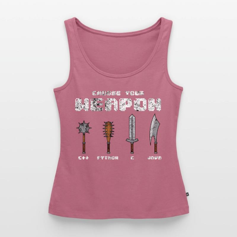 C++ Phyton C Java Software Programmer Coder Witz Frauen Premium Organic Tank Top