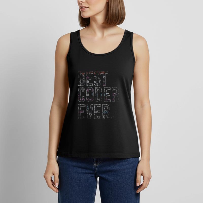 Best coder ever coding Women’s Premium Organic Tank top