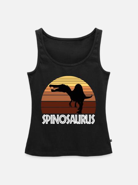 Spinosaurus - Frauen Premium Organic Tank Top - Schwarz