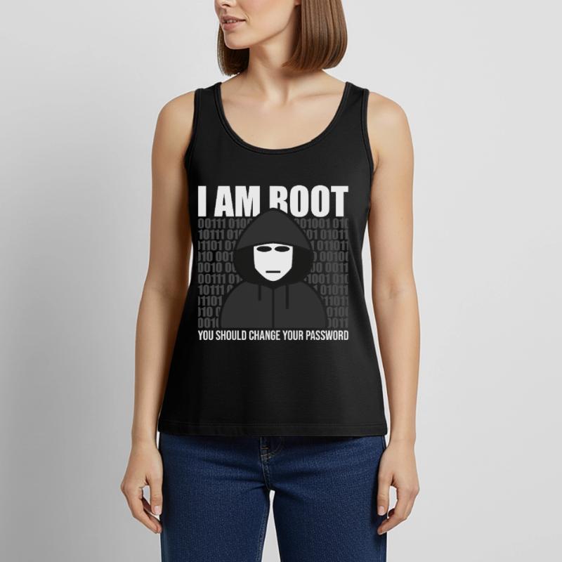 Root hacker IT programmer computer science Women’s Premium Organic Tank top