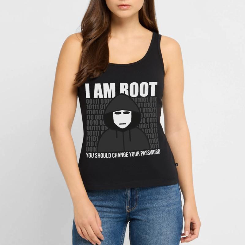 Root hacker IT programmer computer science Women’s Premium Organic Tank top