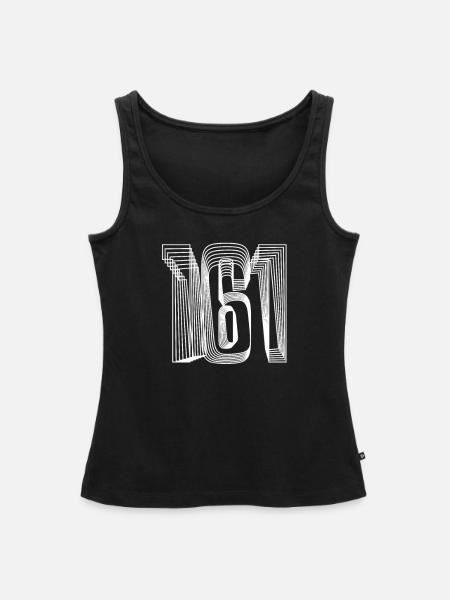 161 - Frauen Premium Organic Tank Top - Schwarz