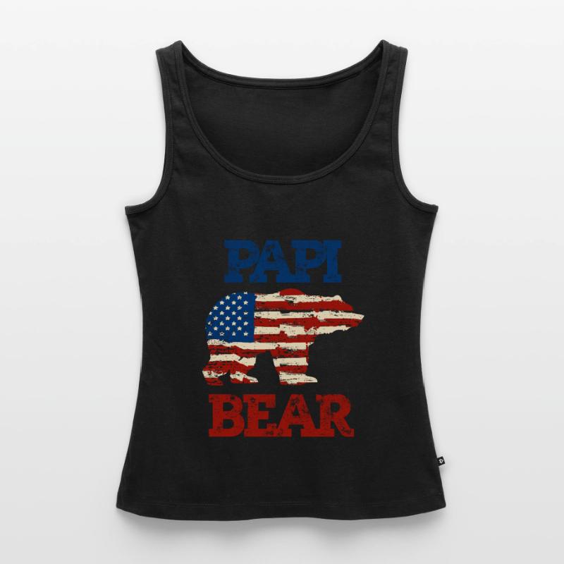 Rainbow PAPI Shirt, Retro PAPI, PAPI Sunset, PAPI Débardeur bio Premium Femme