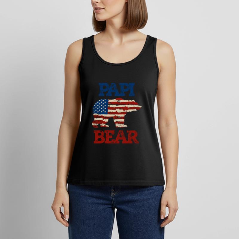 Rainbow PAPI Shirt, Retro PAPI, PAPI Sunset, PAPI Débardeur bio Premium Femme