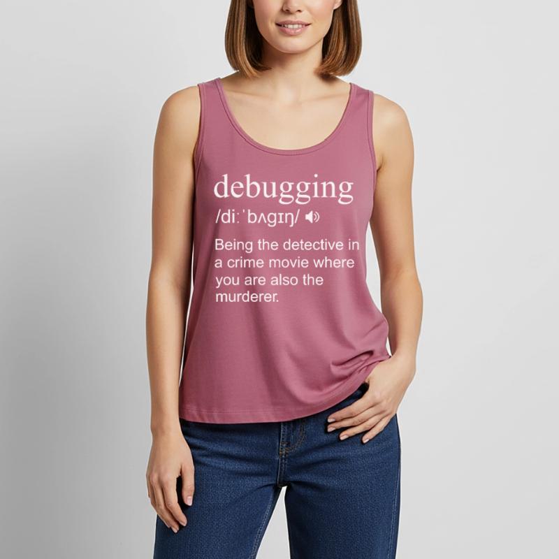 Debugging Definition Computer Phyton Programming Women’s Premium Organic Tank top