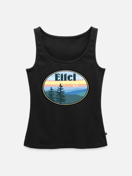 Eifel - Frauen Premium Organic Tank Top - Schwarz