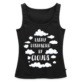 Meteorologist Weather Forecast - Women’s Premium Organic Tank top - black - Front - AI Model Female 172 light (172cm)