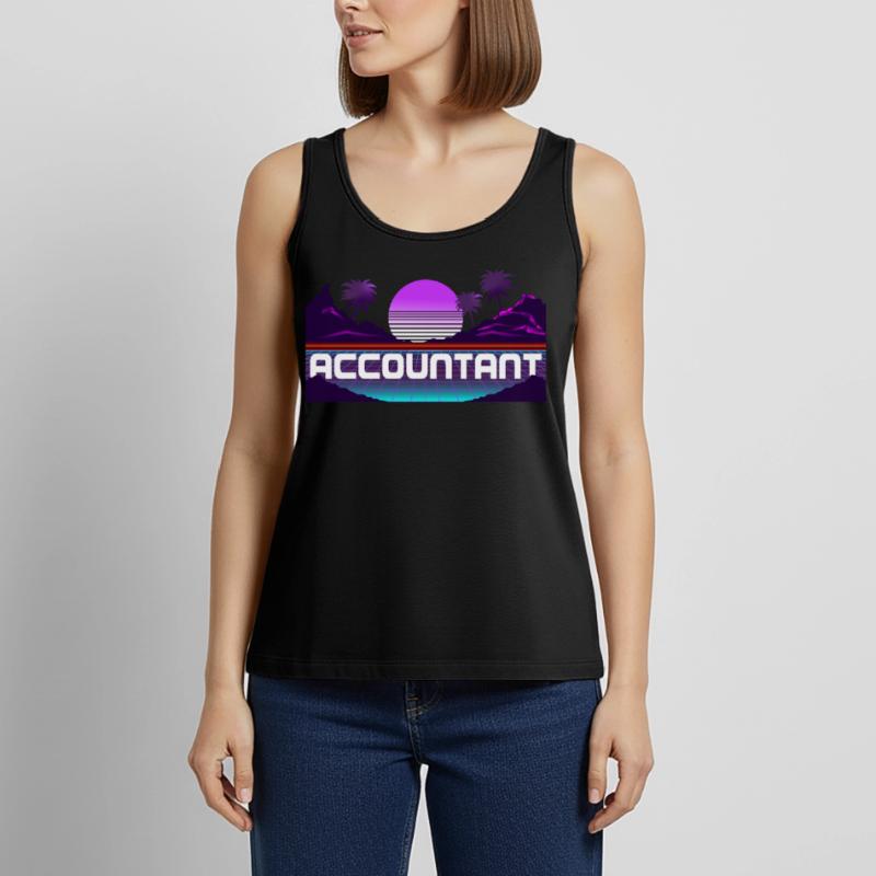 Comptable Comptable Comptable Comptabilité Débardeur bio Premium Femme
