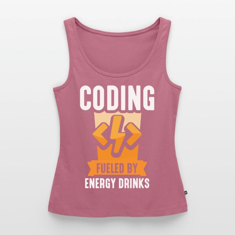 Programmation avec Energydrinks Coding Coder Débardeur bio Premium Femme