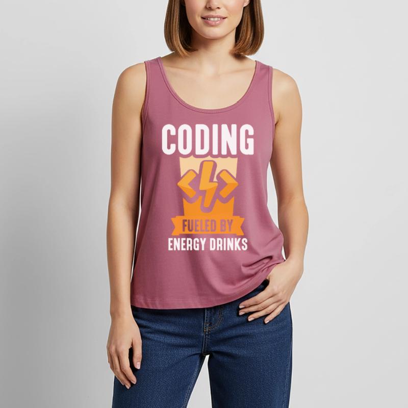 Programmation avec Energydrinks Coding Coder Débardeur bio Premium Femme