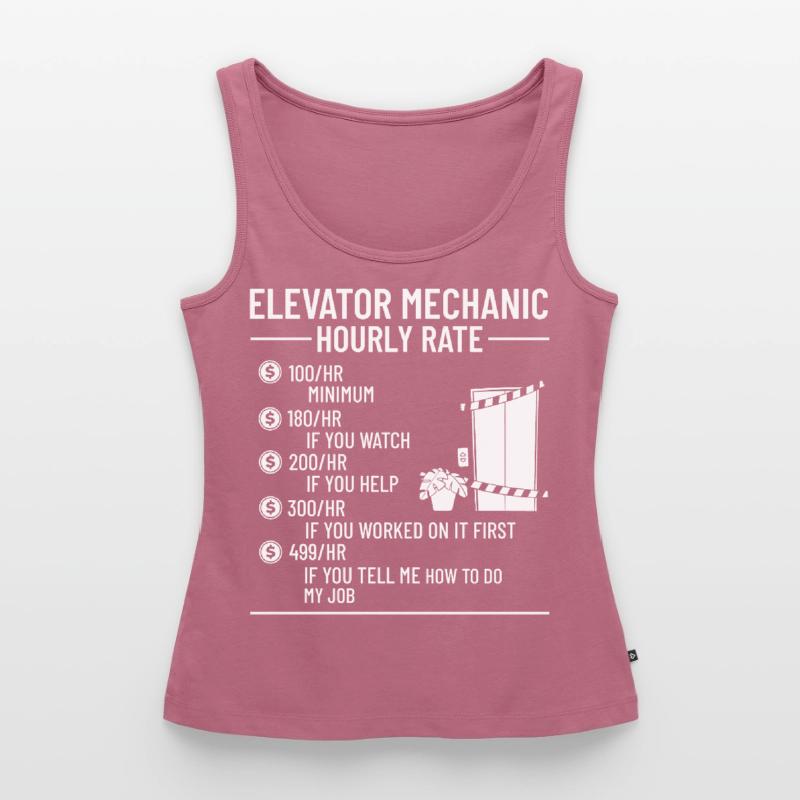 Elevator Elevator Technician Elevator Elevator Women’s Premium Organic Tank top
