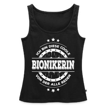 Bionikerin Kollegin Geburtstag Bionik Geschenk - Frauen Premium Organic Tank Top - Schwarz - Vorne - AI Model Female 172 light (172cm)
