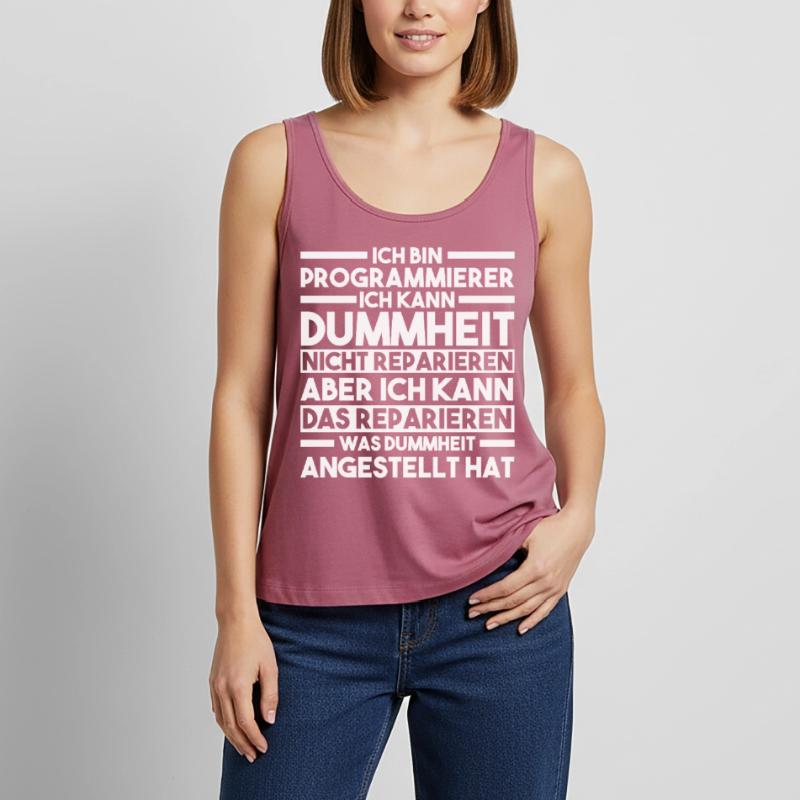 Programmieren Entwickler Coder Programmierer Frauen Premium Organic Tank Top