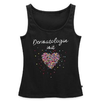 Dermatologist with cardiac dermatology dermatologist - Women’s Premium Organic Tank top - black - Front - AI Model Female 172 light (172cm)