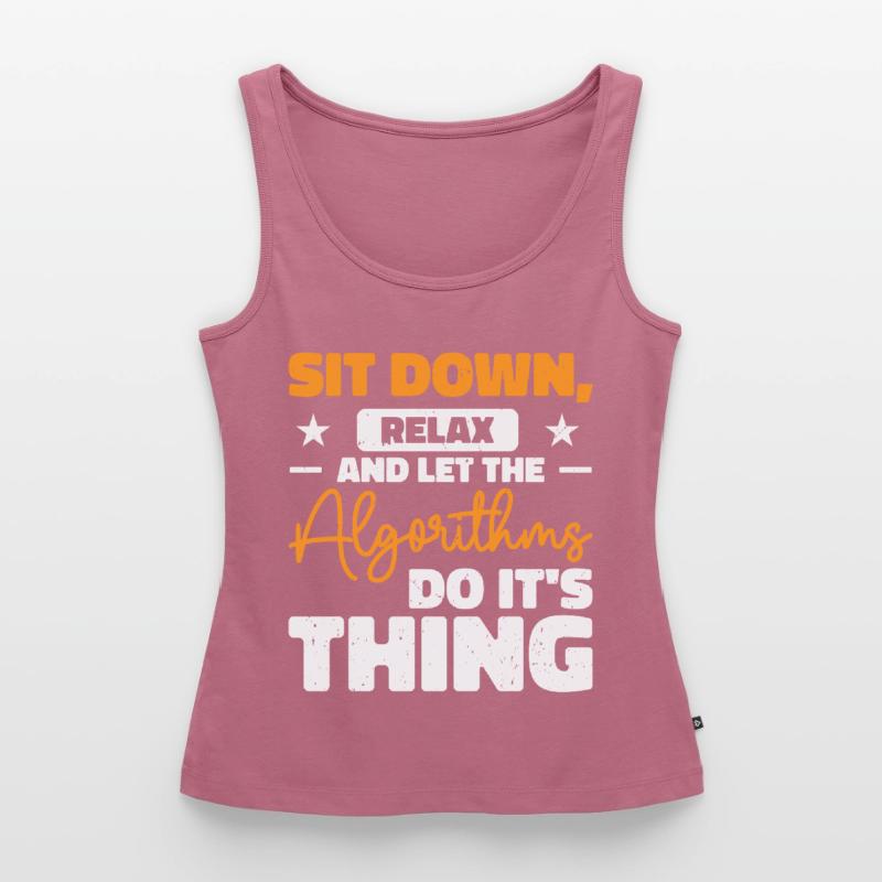 Computer Algorithm Programmer Artificial Women’s Premium Organic Tank top