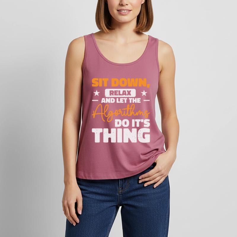 Computer Algorithm Programmer Artificial Women’s Premium Organic Tank top