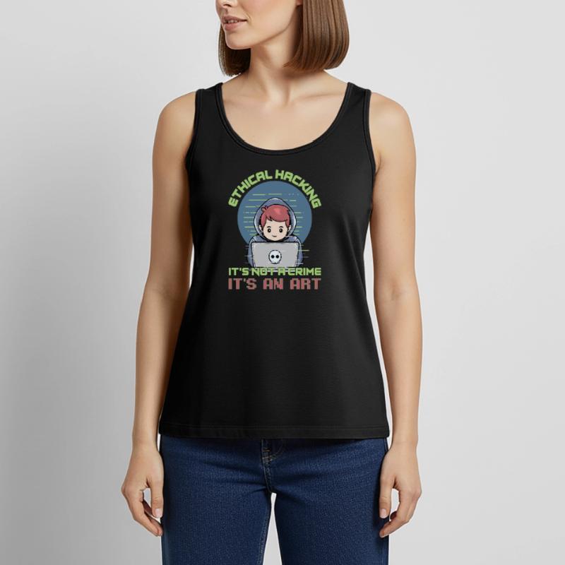 Hacker Programmer Developer Computer Science Women’s Premium Organic Tank top