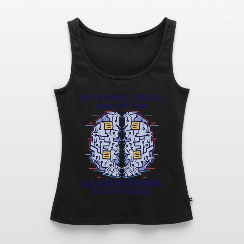 Computer Algorithm Programmer Artificial Women’s Premium Organic Tank top