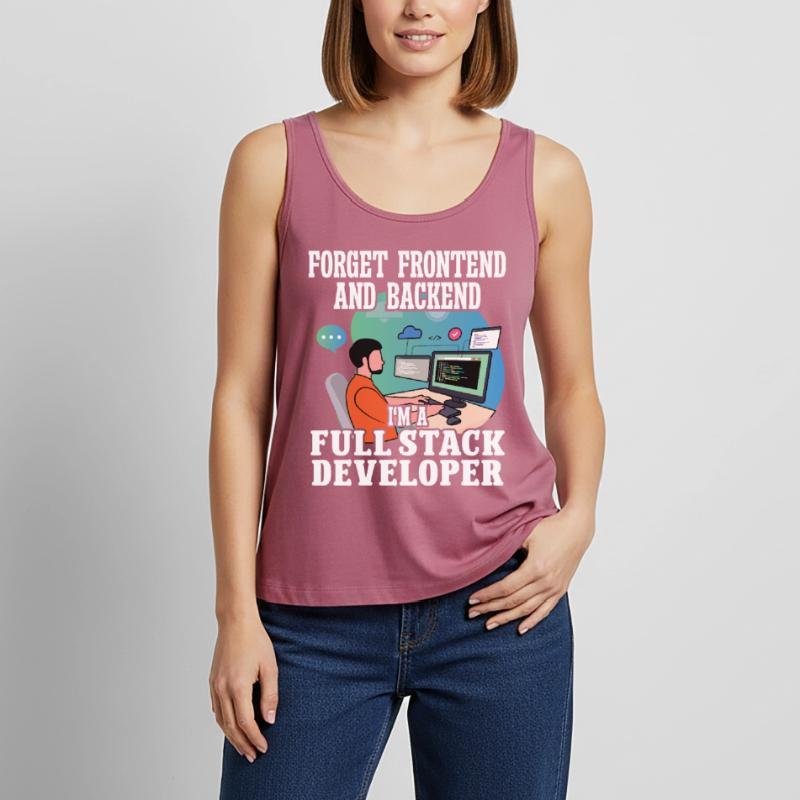 Software Developer Full Stack Developer Coder Geek Women’s Premium Organic Tank top