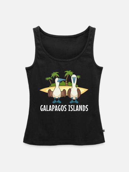 Galapagos Islands - Frauen Premium Organic Tank Top - Schwarz
