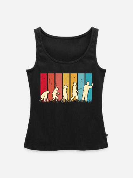 Dart Evolution Darter Dartpfeile - Frauen Premium Organic Tank Top - Schwarz