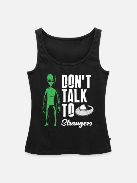 Aliens Aliens Alien - Frauen Premium Organic Tank Top - Schwarz