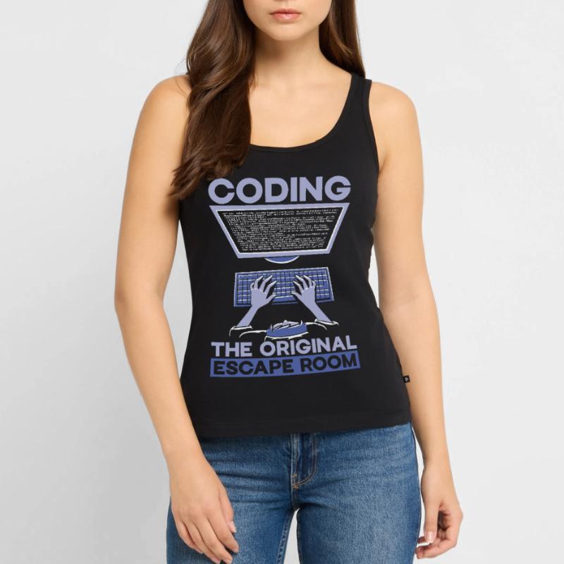 Programmierer Informatiker Computer Nerd Geschenk Frauen Premium Organic Tank Top