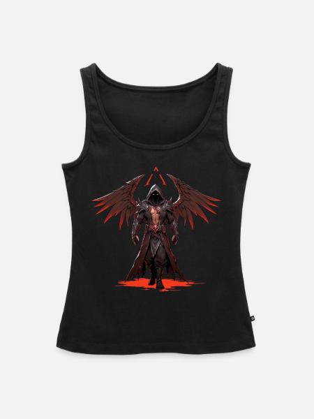 Todesengel - Frauen Premium Organic Tank Top - Schwarz