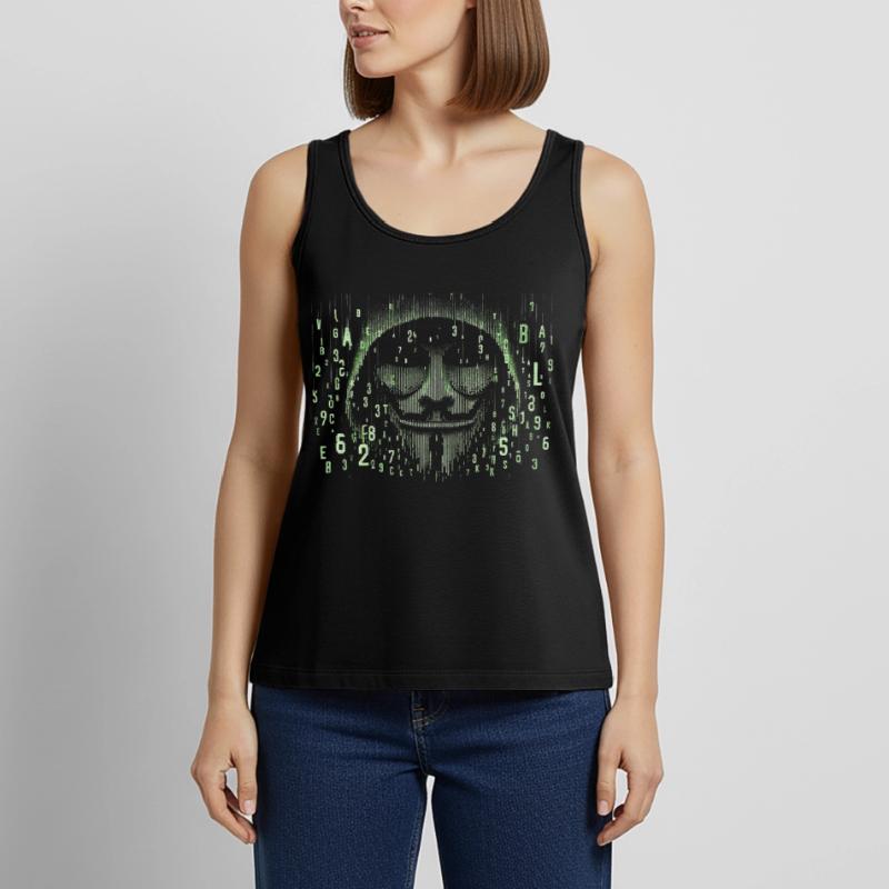 Hacker Programmierer Programmieren Informatiker Frauen Premium Organic Tank Top