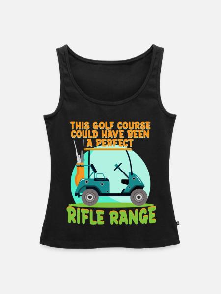 Langstreckenschießen Long Range - Frauen Premium Organic Tank Top - Schwarz