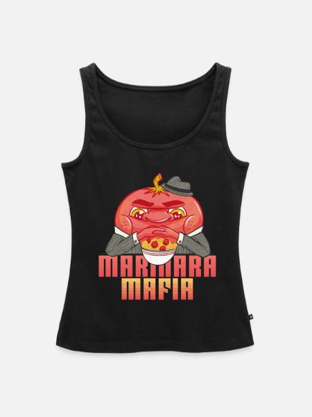 Marinara Dealer - Frauen Premium Organic Tank Top - Schwarz