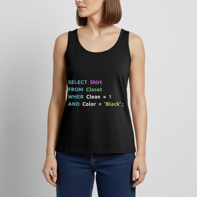 Nerd Computer Computerarbeit Coder Geschenkidee Frauen Premium Organic Tank Top