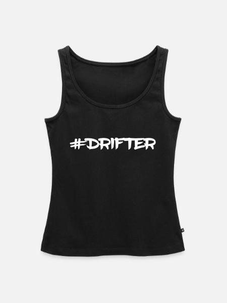 #drifter Auto Tuner Geschenk - Frauen Premium Organic Tank Top - Schwarz