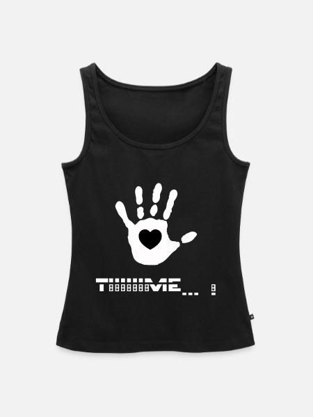 Tiiiiime FPH - Frauen Premium Organic Tank Top - Schwarz