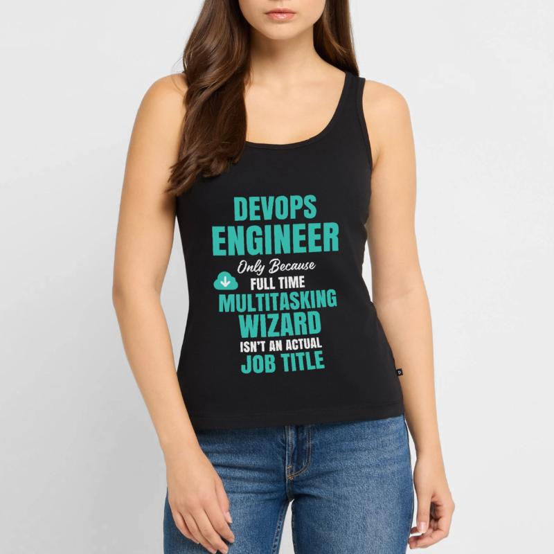 DevOps Engineer Multitasking Wizard Women’s Premium Organic Tank top