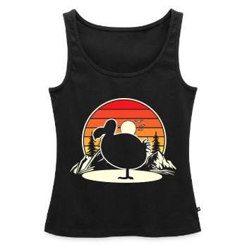 Dodo - Frauen Premium Organic Tank Top - Schwarz - Vorne - AI Model Female 172 light (172cm)