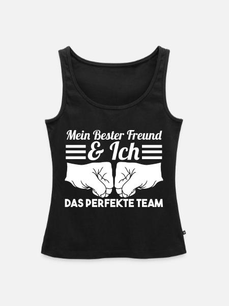 Bester Freund - Frauen Premium Organic Tank Top - Schwarz