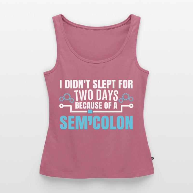 Funny Coder Programmierer Programmierung Codierung Frauen Premium Organic Tank Top